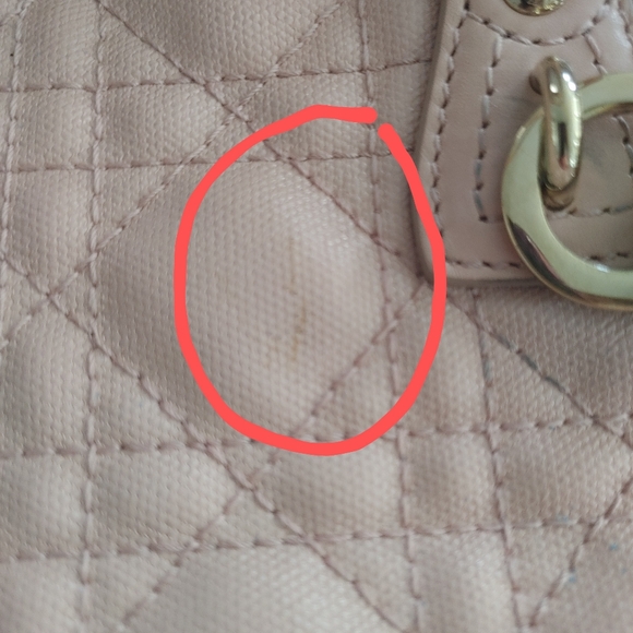 Dior Pink Quilted Cannage Panarea Tote / Bag - Picture 10 of 14